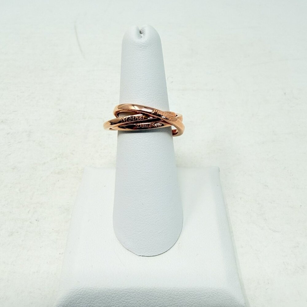 Shop‎ LC Karis Collection Daughter/Friend/Mother Engraved Size 7 Ring Brass 5148